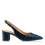 Imagine Pantofi Decupati Dama 5907 Croco Blue