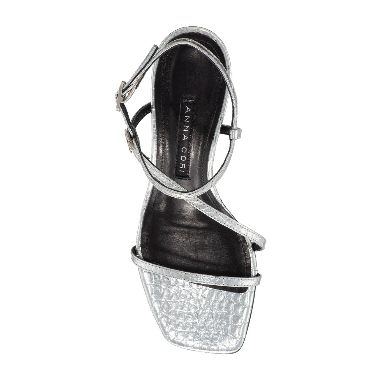 Imagine Sandale Dama 5880 Croco Argento