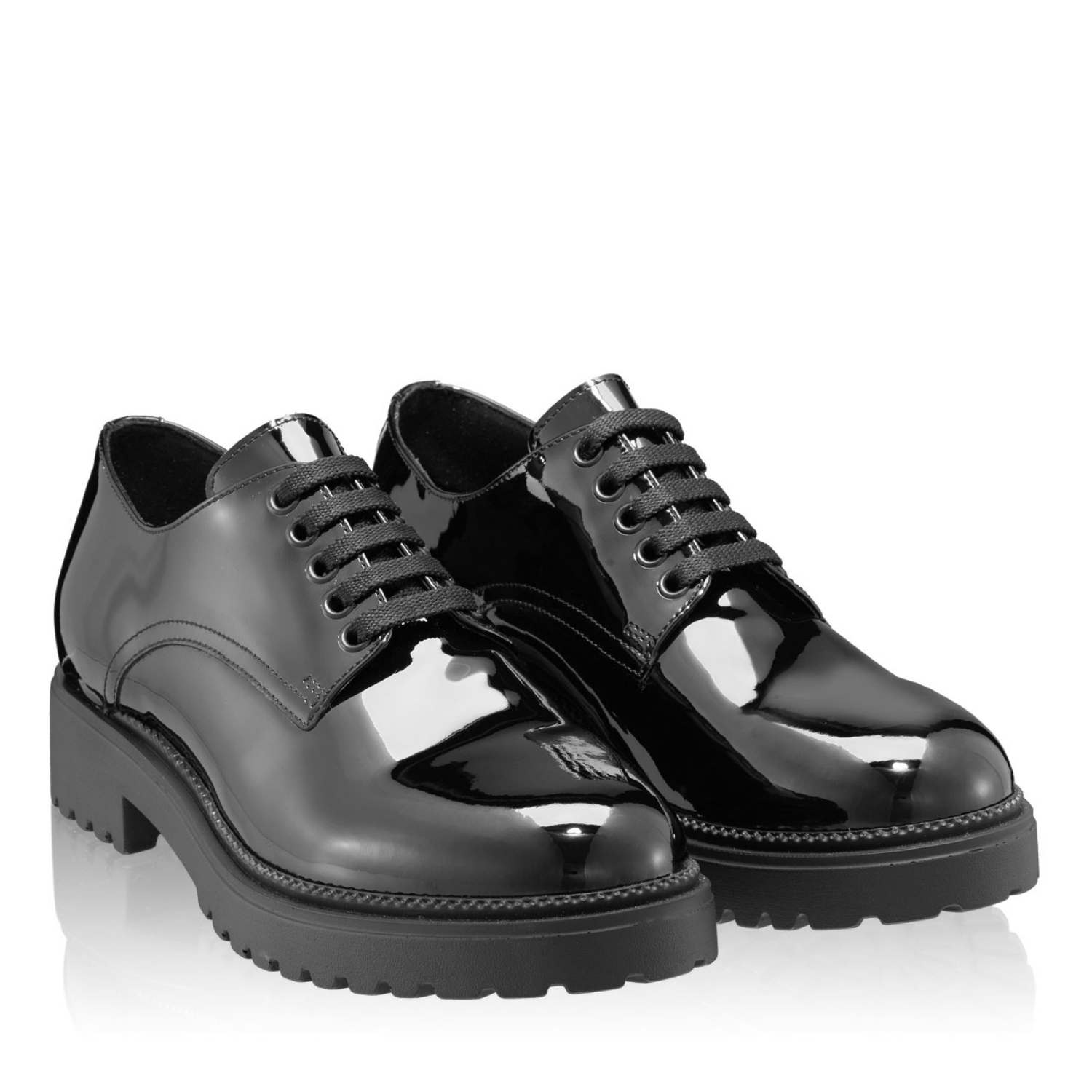 Imagine Pantofi Casual Dama 7144 Vernice Negru