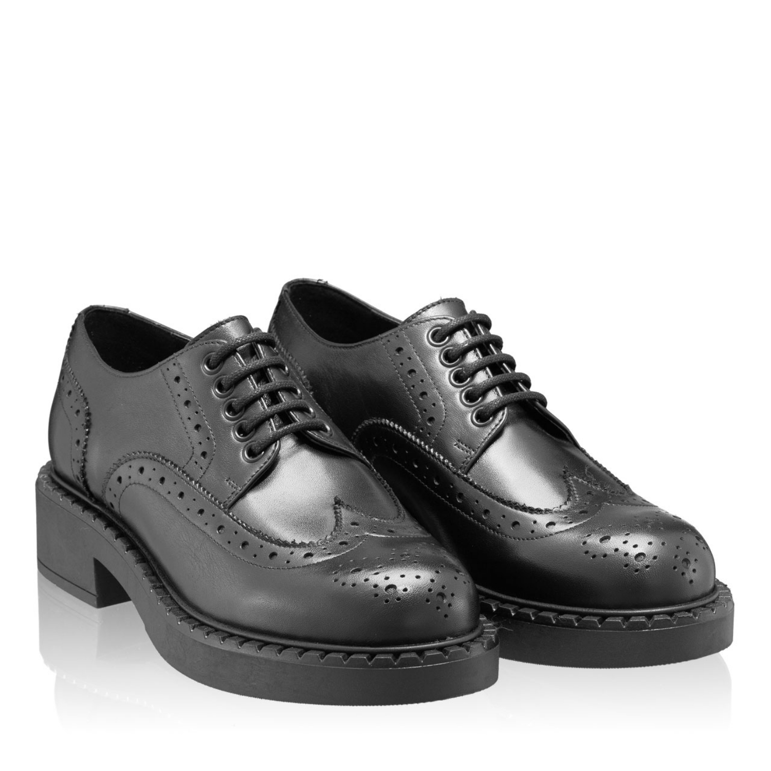 Imagine Pantofi Casual Dama 7158 Vitello Negru