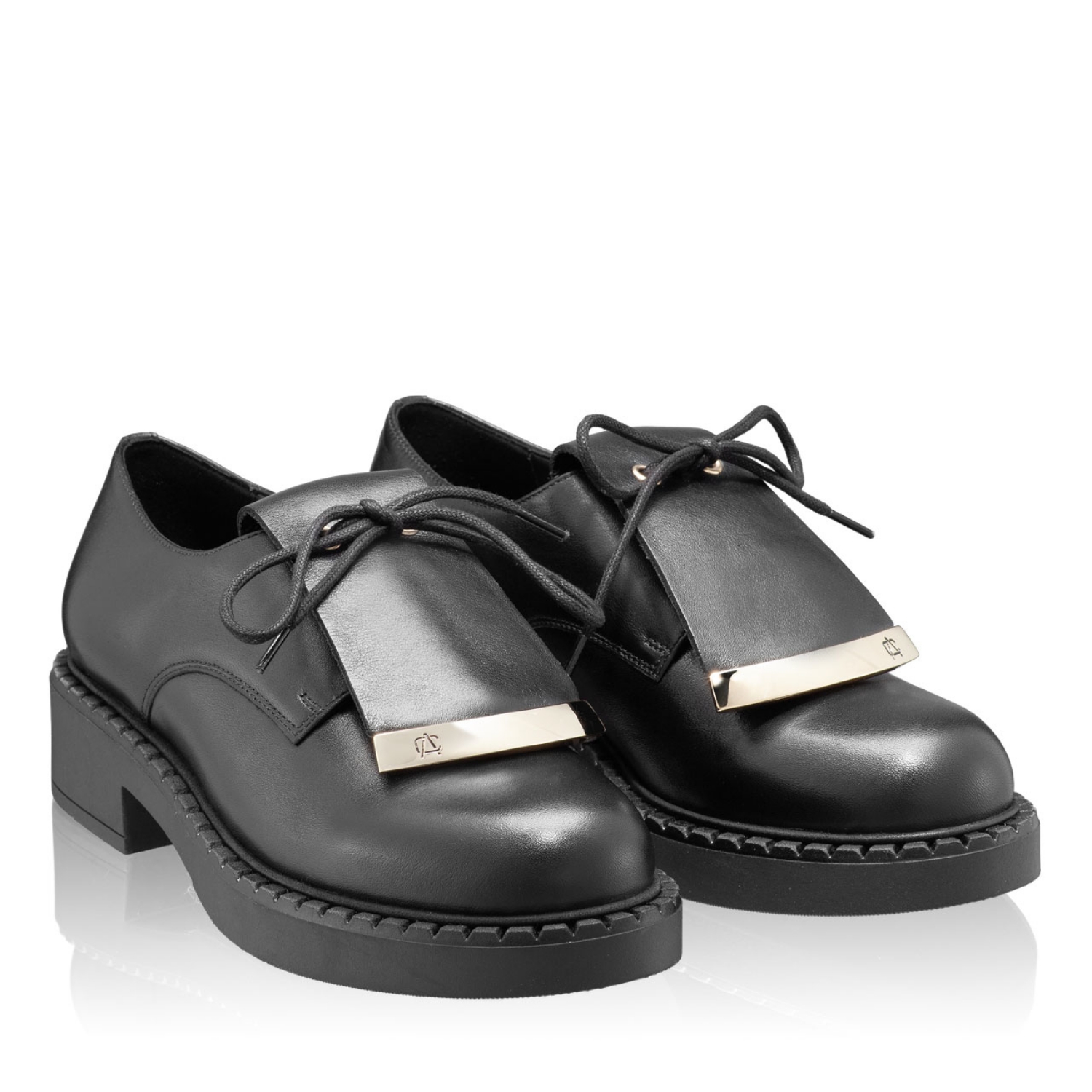 Imagine Pantofi Casual Dama 7165 Vitello Negru