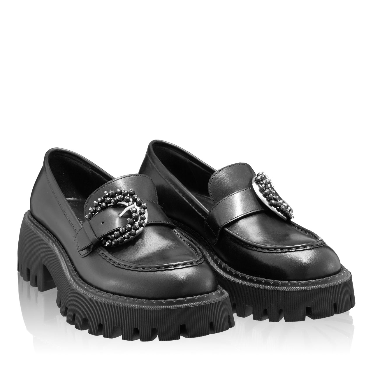 Imagine Pantofi Casual Dama 7156 Vitello Negru