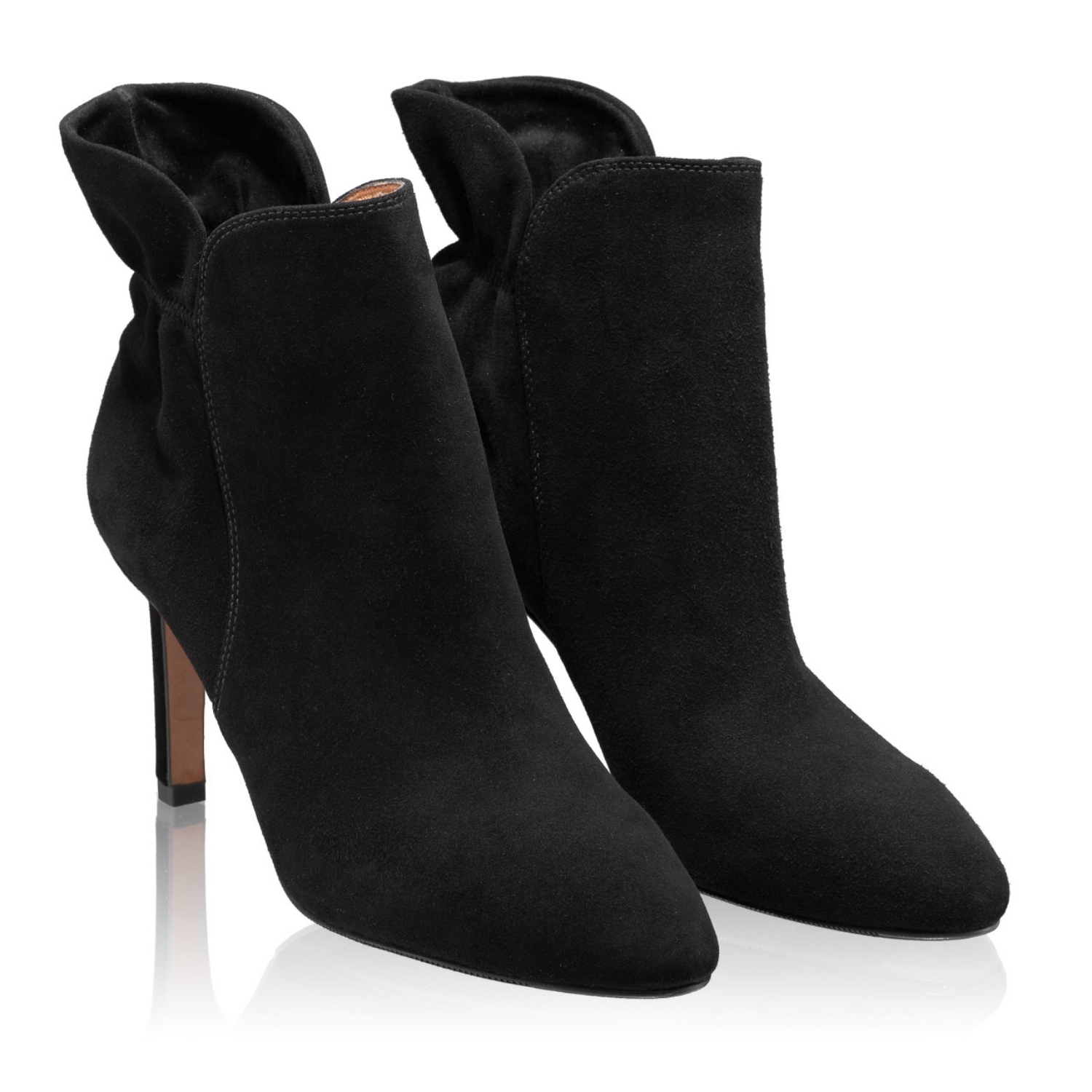 Imagine Botine Dama 5645 Camoscio Negru