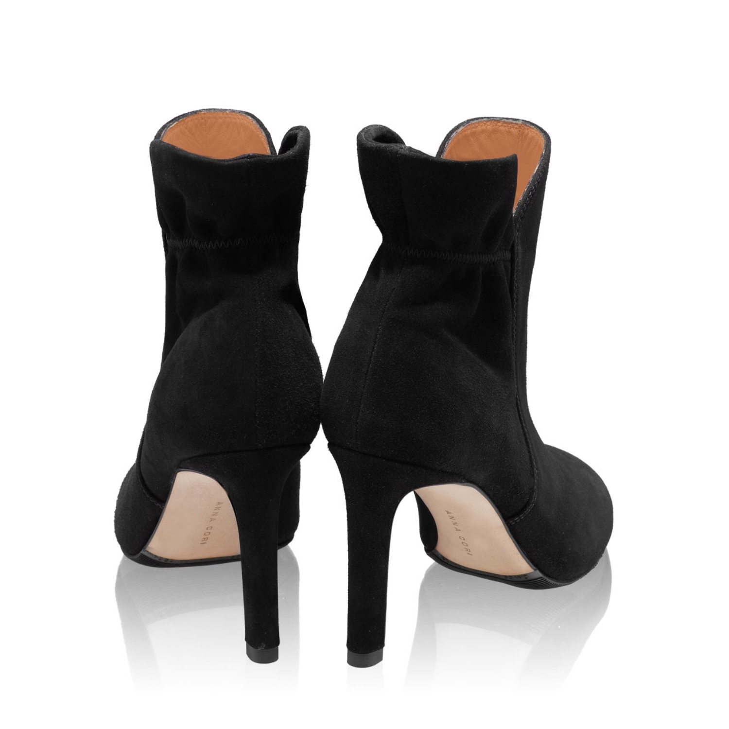 Imagine Botine Dama 5645 Camoscio Negru