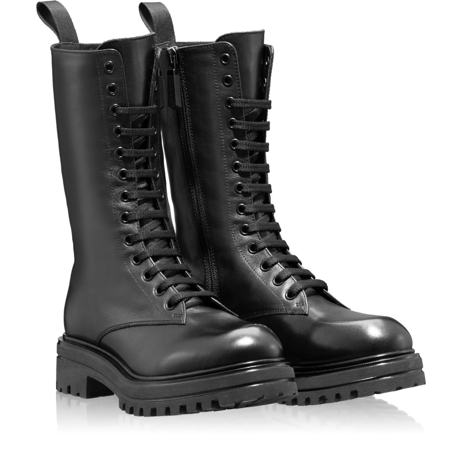 Imagine Ghete Dama 7167 Vitello Negru