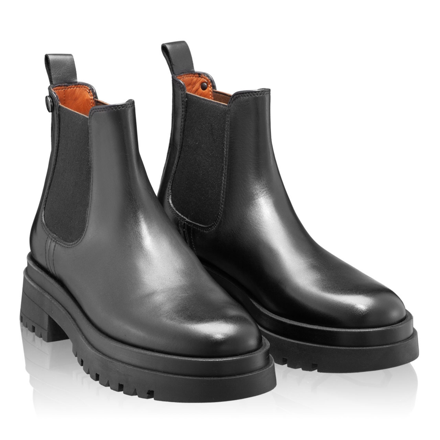 Imagine Ghete Dama 7152 Vitello Negru