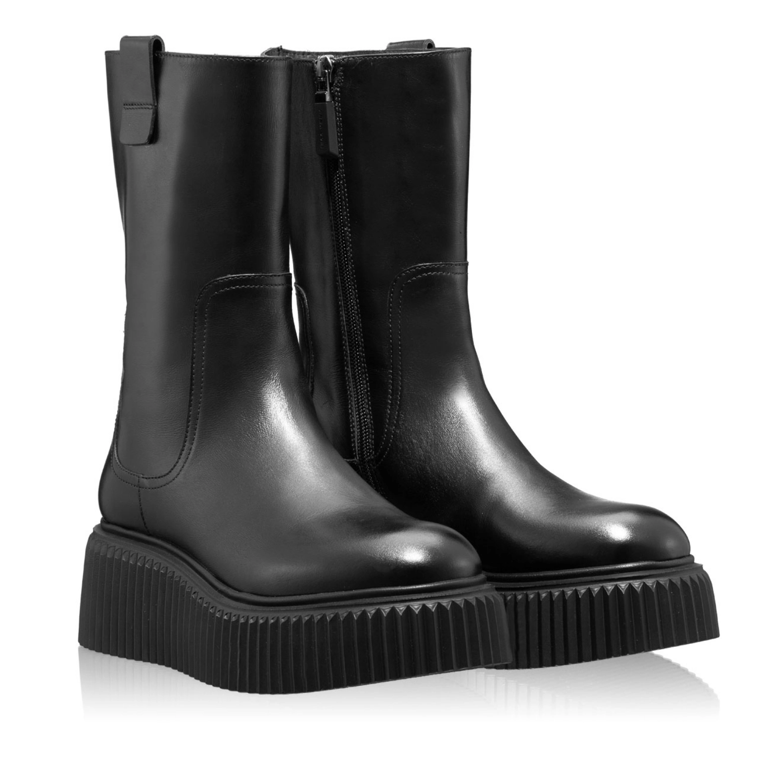 Imagine Ghete Dama 7129 Vitello Negru