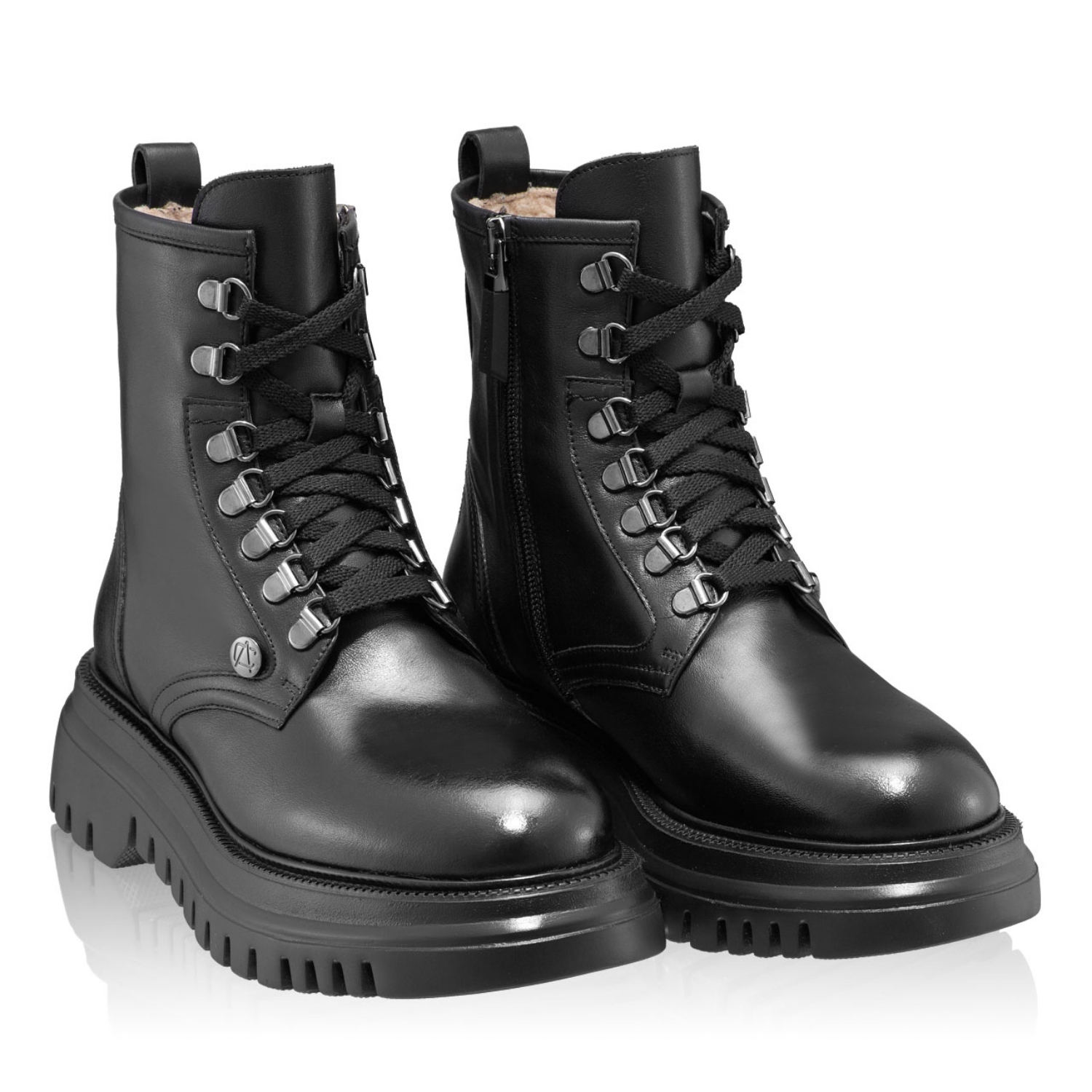 Imagine Ghete Dama 7124 Vitello Negru