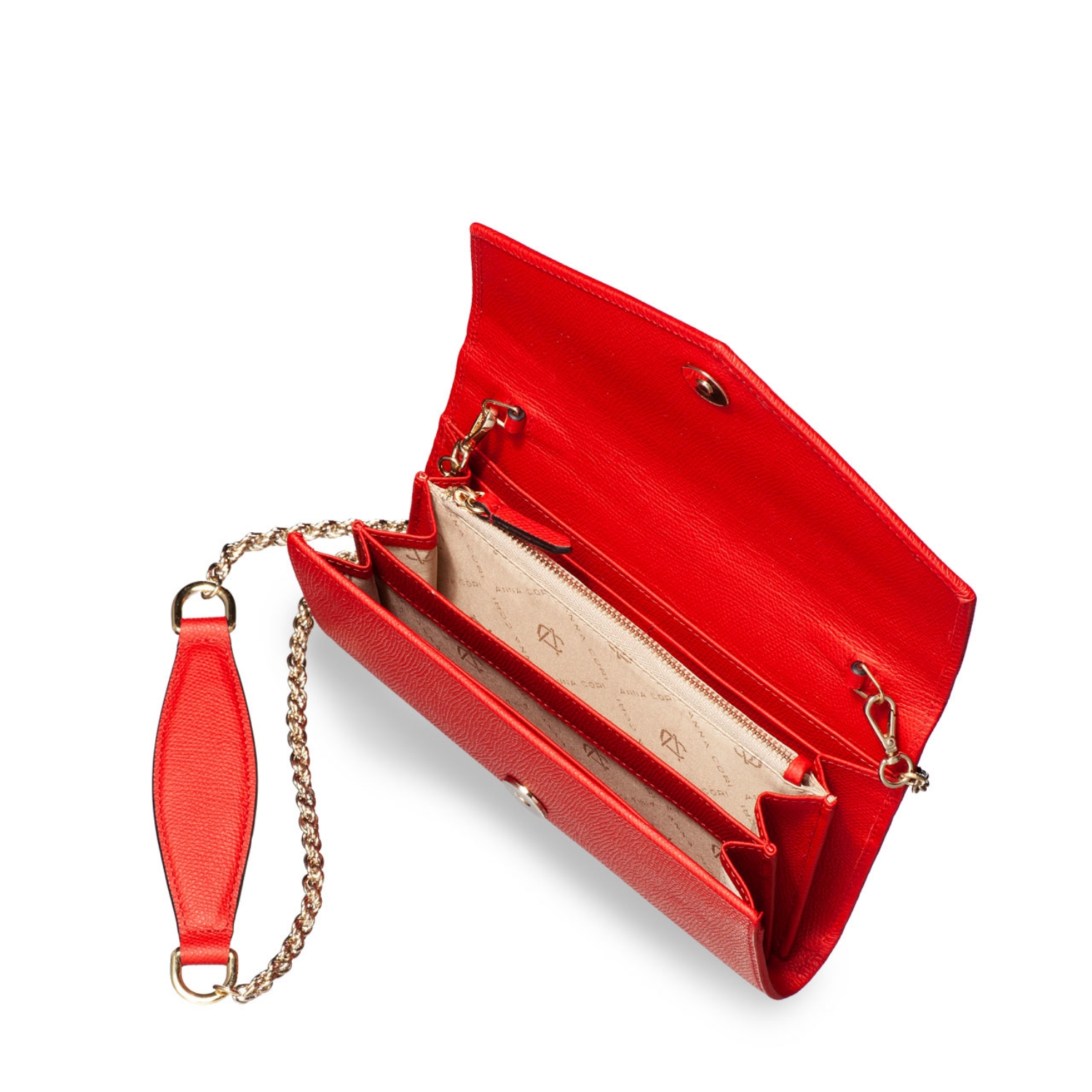 Imagine AVIANA SAFFIANO ROȘU