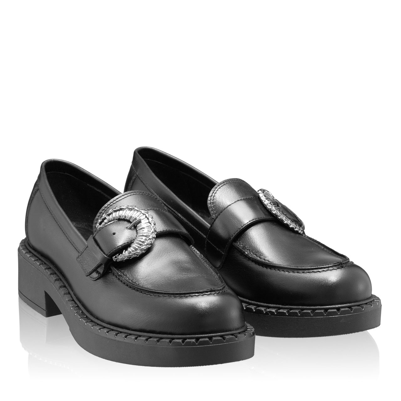Imagine Pantofi Casual Dama 7157 Vitello Negru