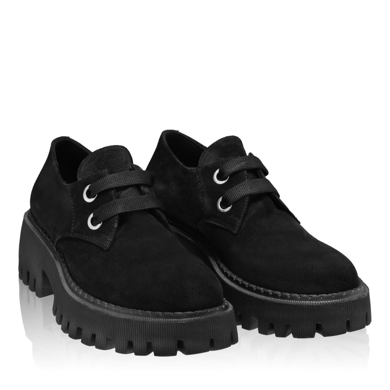 Imagine Pantofi Casual Dama 7155 Crosta Negru