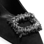 Imagine Pantofi Eleganti Dama 5575 Camoscio Negru