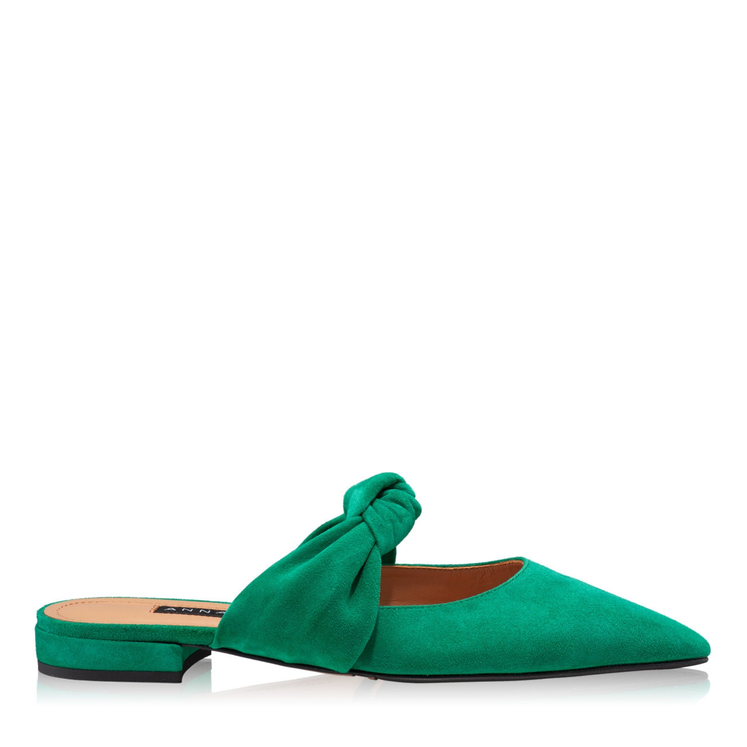 Imagine Papuci din piele Dama 5978 Camoscio Verde