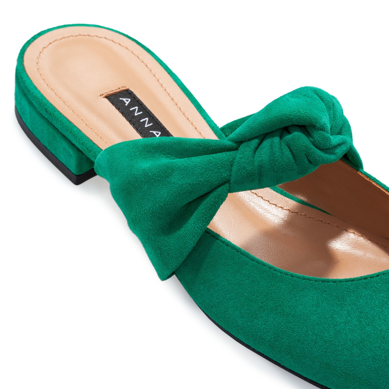 Imagine Papuci din piele Dama 5978 Camoscio Verde