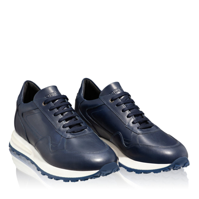 Pantofi Sport Barbati 7030 Vitello Blue