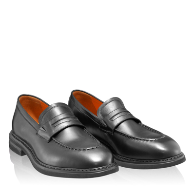 Pantofi Casual Barbati 7026 Vitello Negru