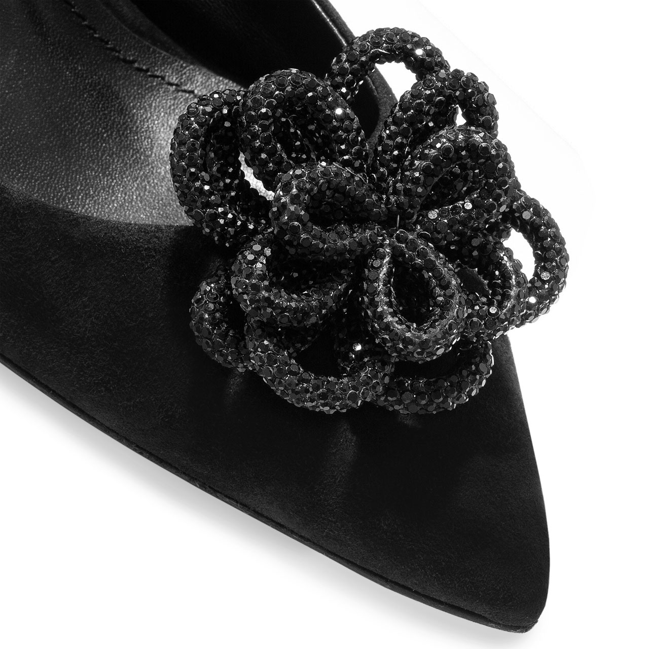 Imagine Pantofi Decupati Damă 6036 Camoscio Negru