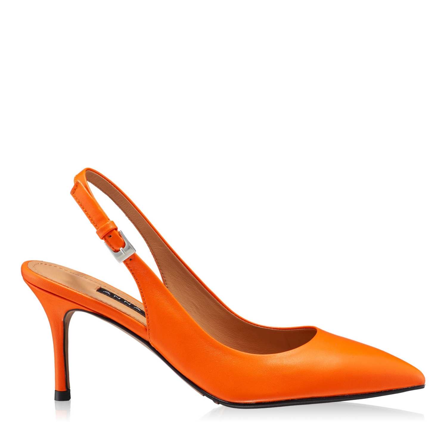 Imagine Pantofi Decupati Dama 5728 Vitello Arancio