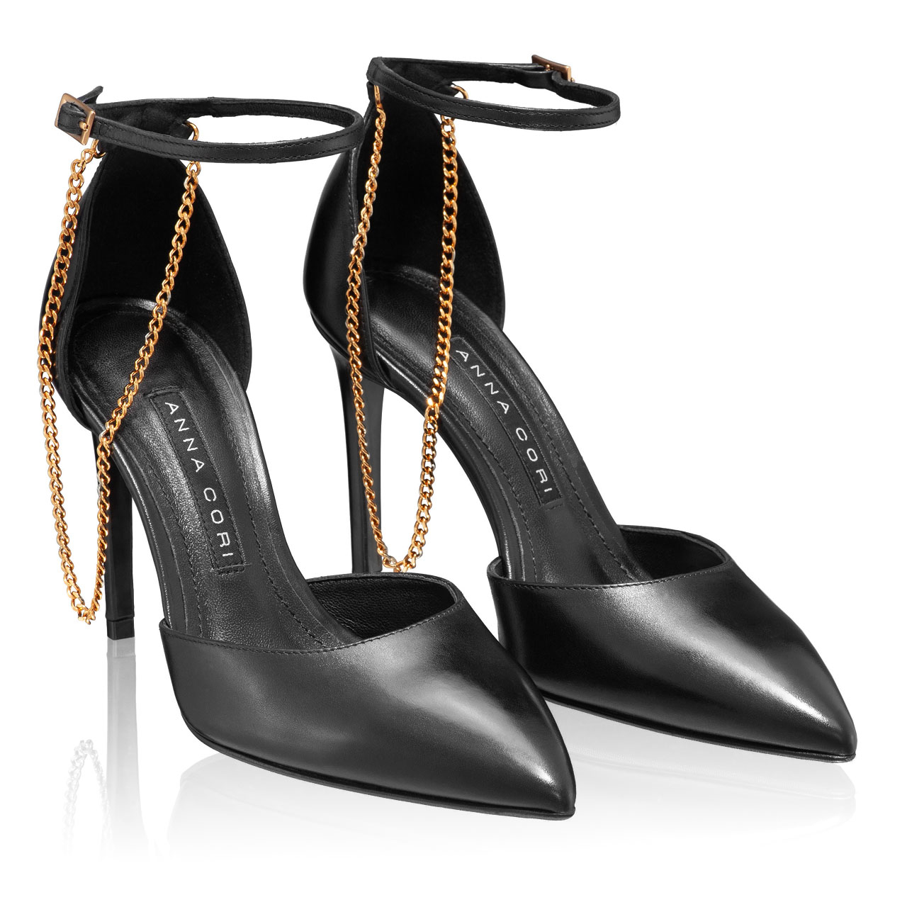 Imagine Pantofi Eleganti Dama 6067 Vitello Negru