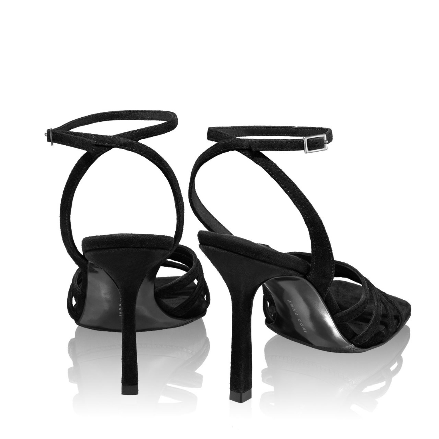 Imagine Sandale Dama 6037 Camoscio Negru