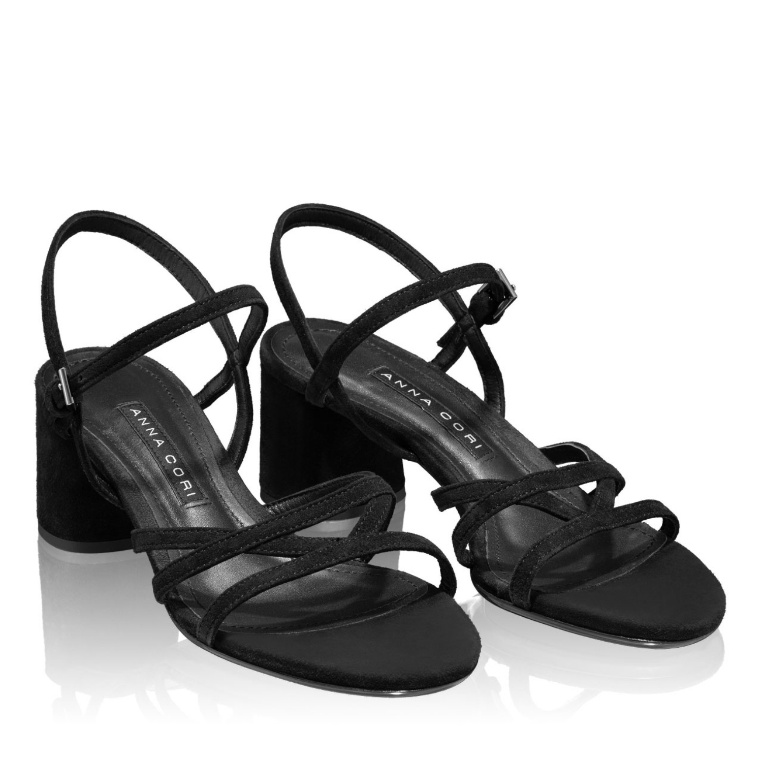 Imagine Sandale Dama 6023 Camoscio Negru