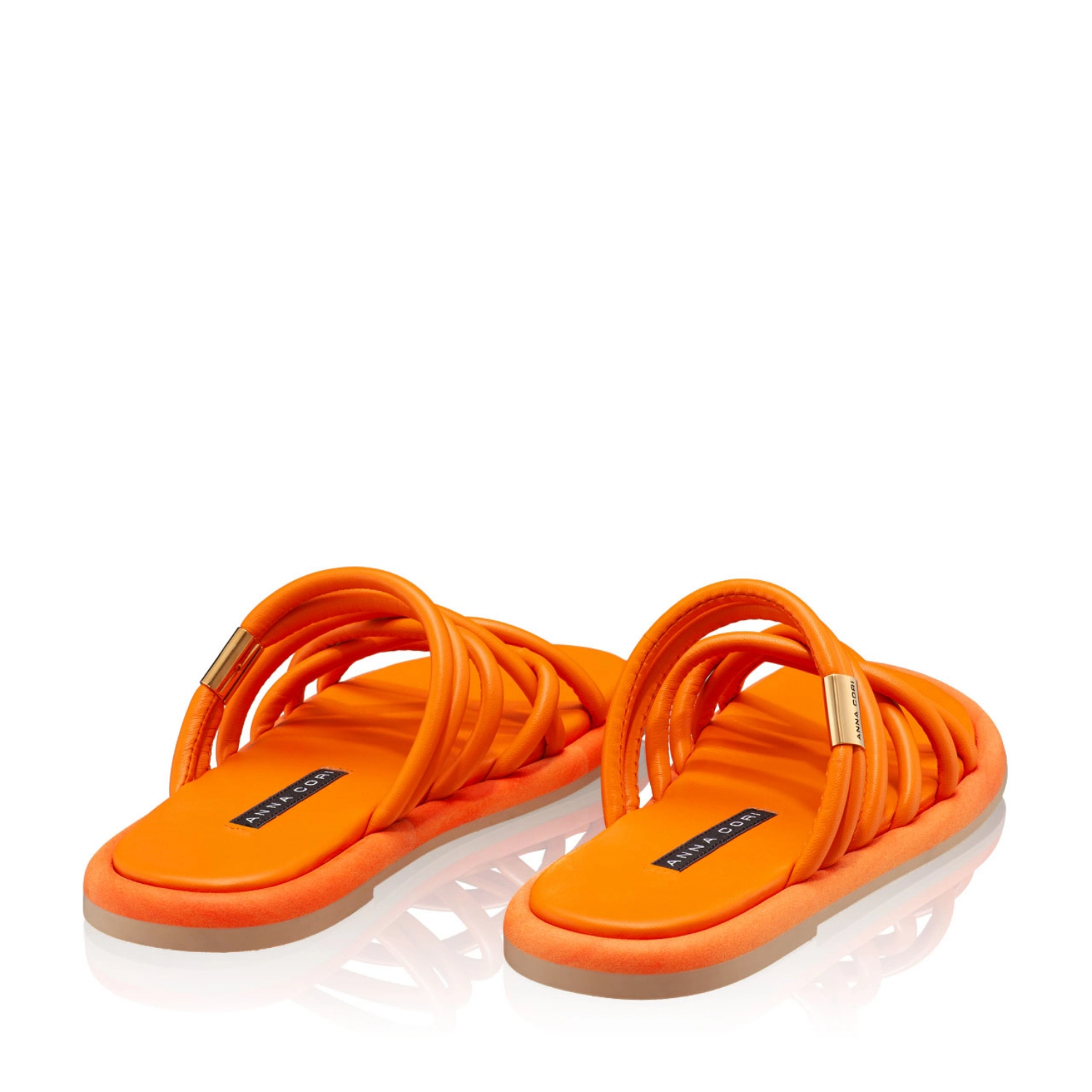 Imagine Papuci din piele Dama 5974 Nappa Arancio