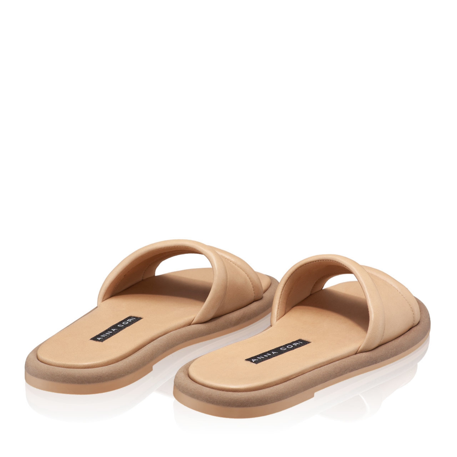 Imagine Papuci din piele Dama 5976 Nappa Bej