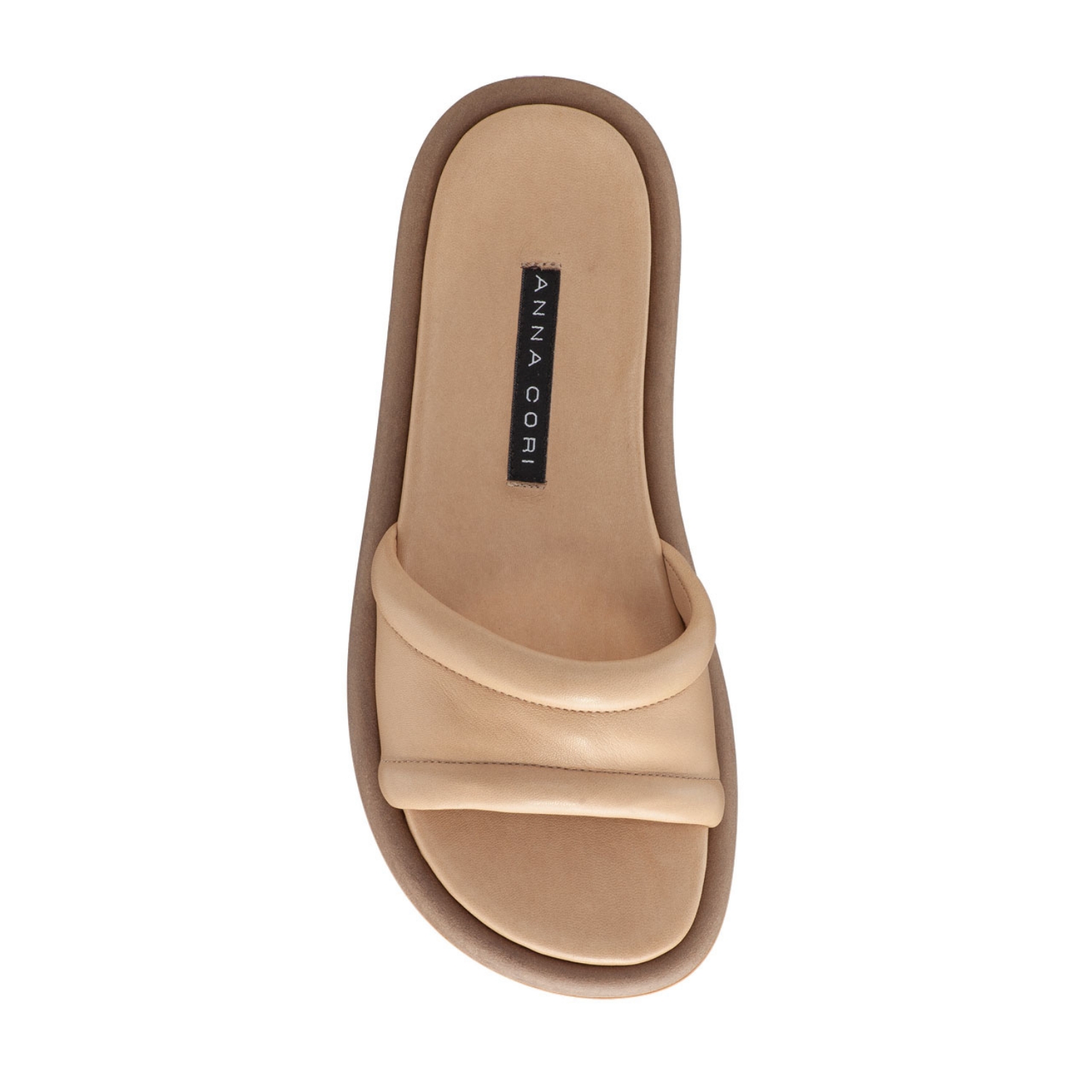 Imagine Papuci din piele Dama 5976 Nappa Bej