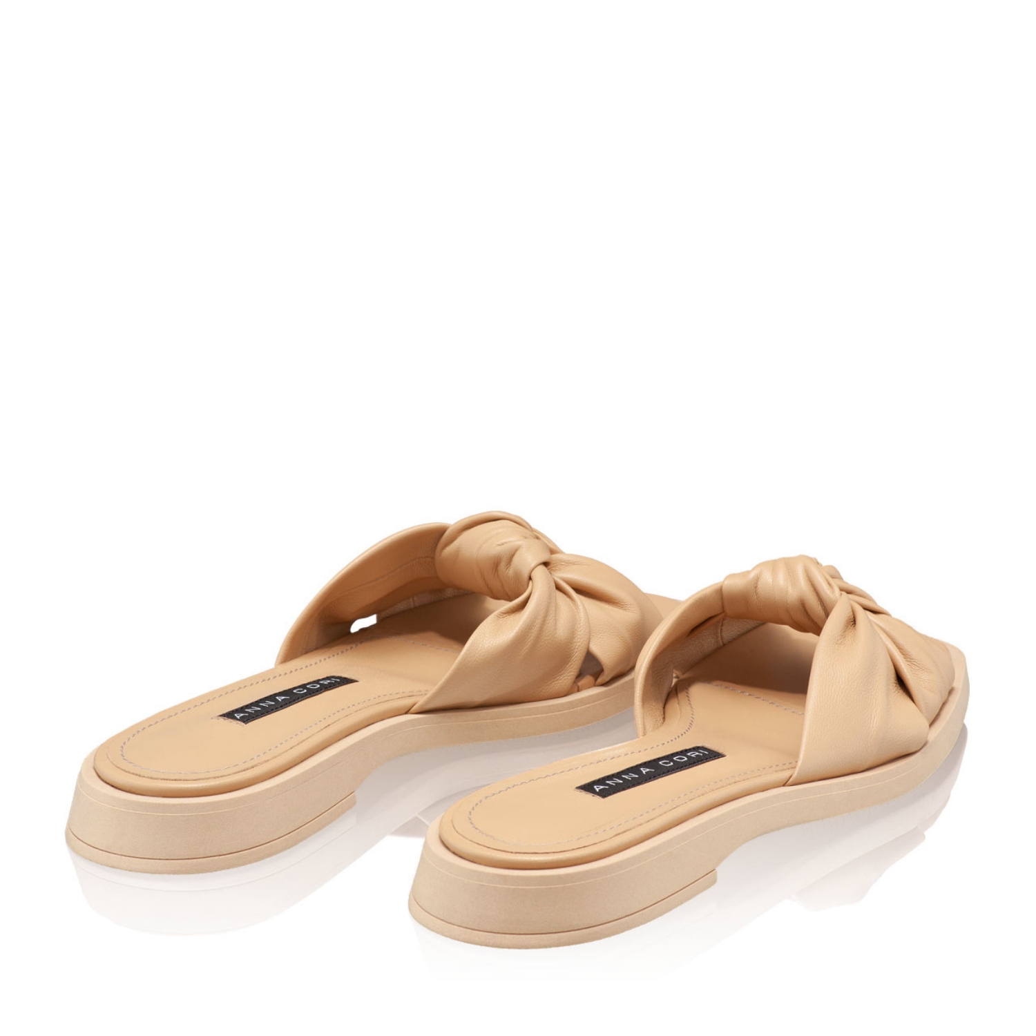 Imagine Papuci din piele Dama 5997 Nappa Bej