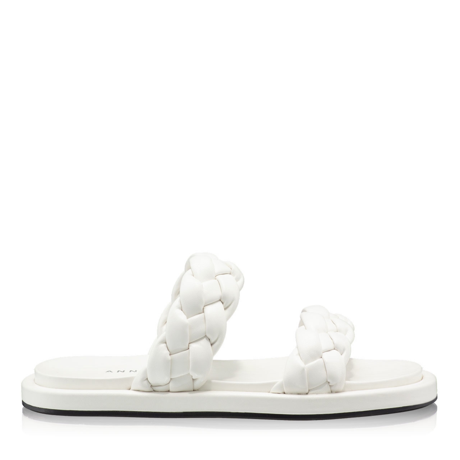 Imagine Papuci din piele Dama 6003 Intreccio Alb