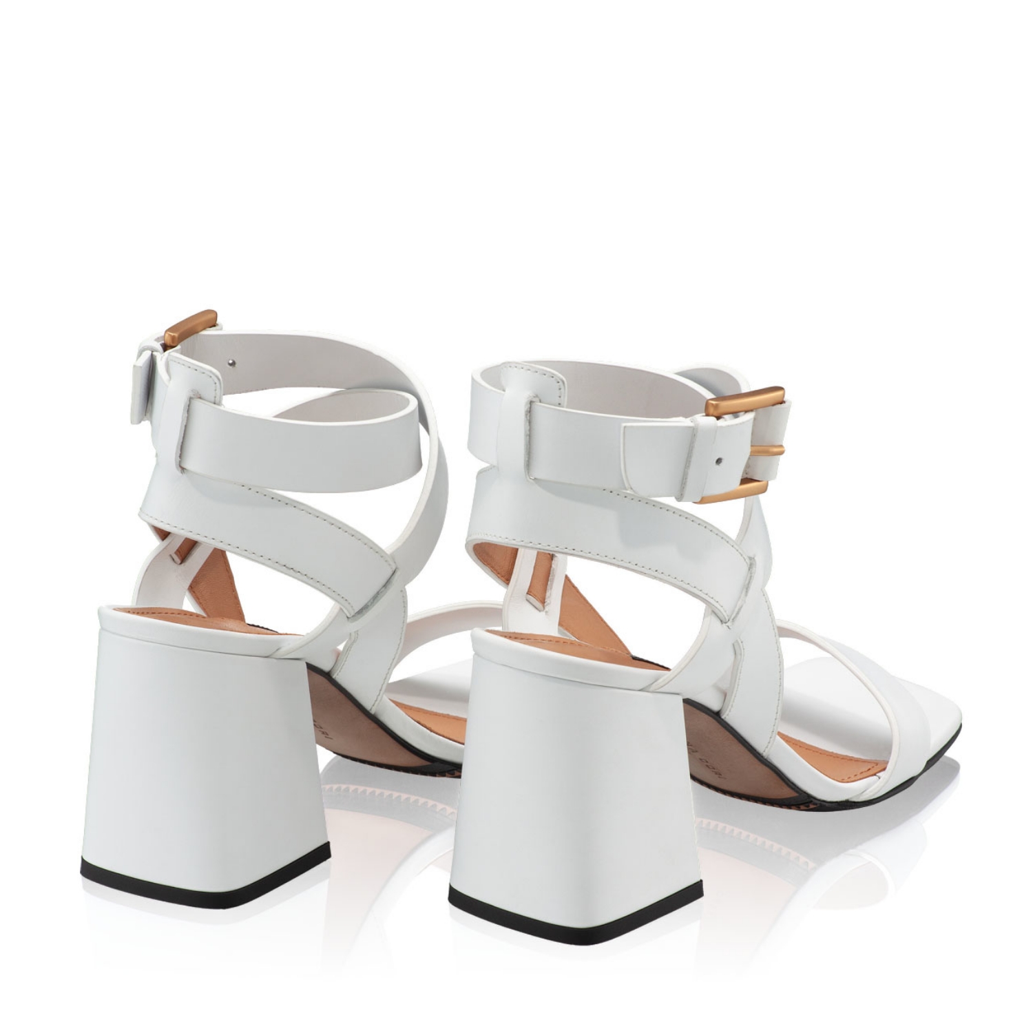 Imagine Sandale Dama 6039 Vitello Alb