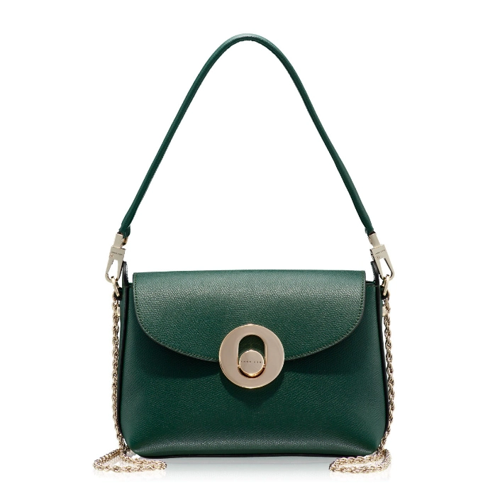 Imagine Geanta dama de umar  KARMA VIT STAMP VERDE