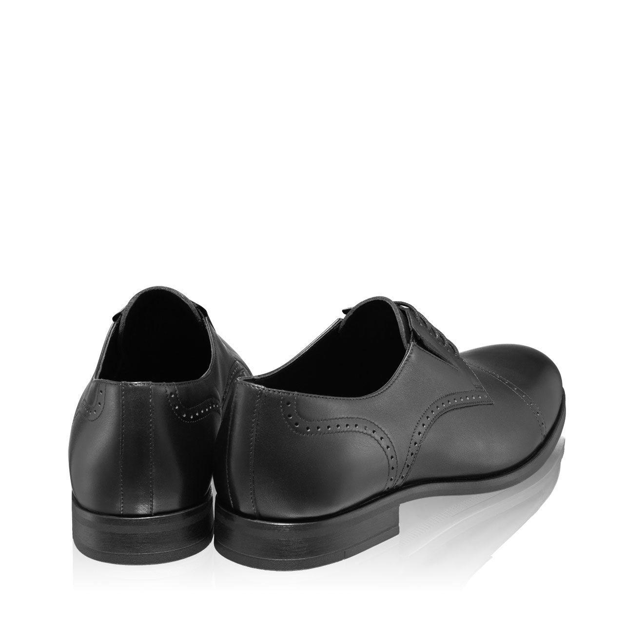 Imagine Pantofi Eleganti Barbati 7043 Vitello Negru