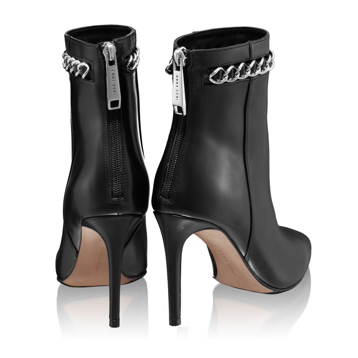 Imagine Botine Dama 6104 Vitello Negru