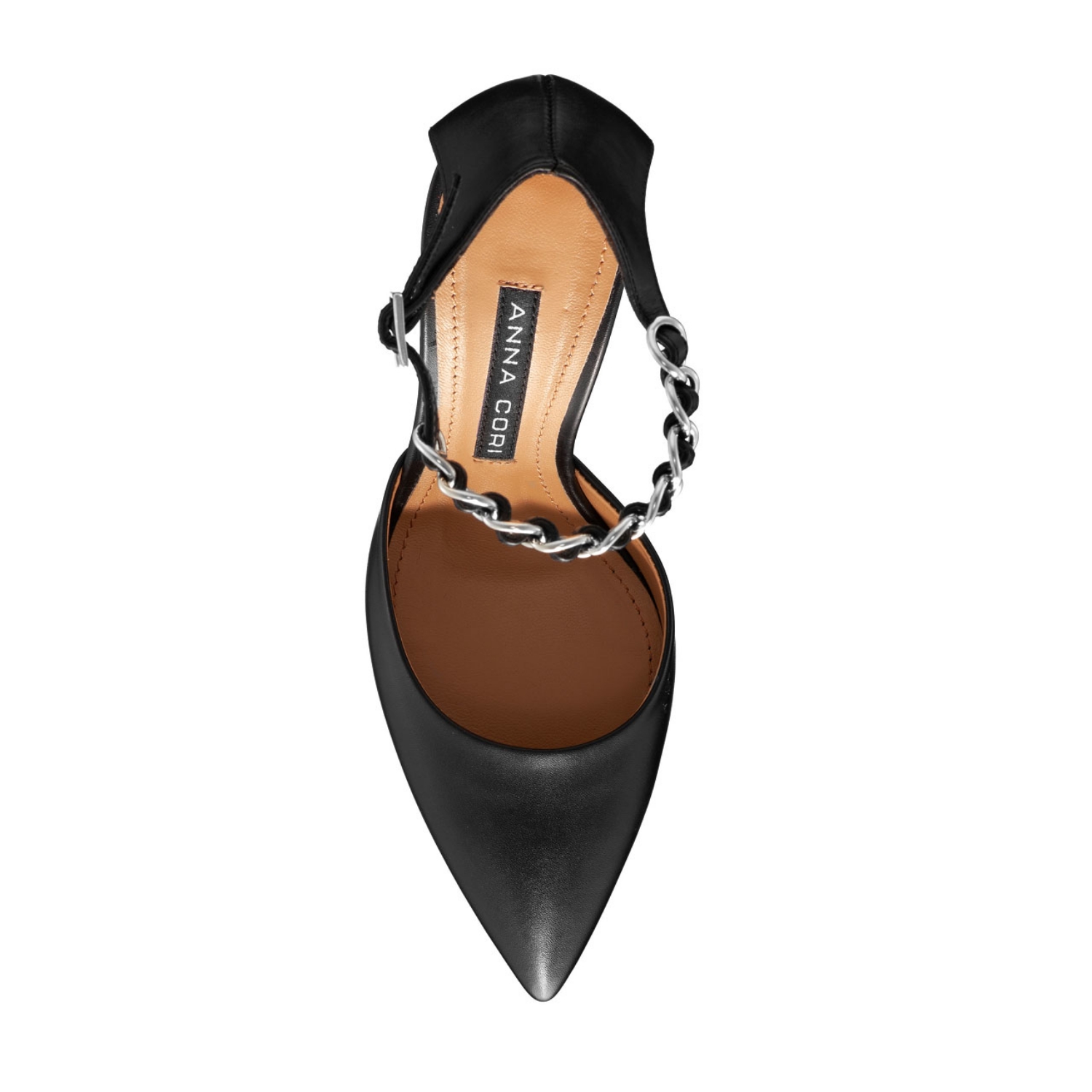 Imagine Pantofi Eleganți Dama 6140 Vitello Negru