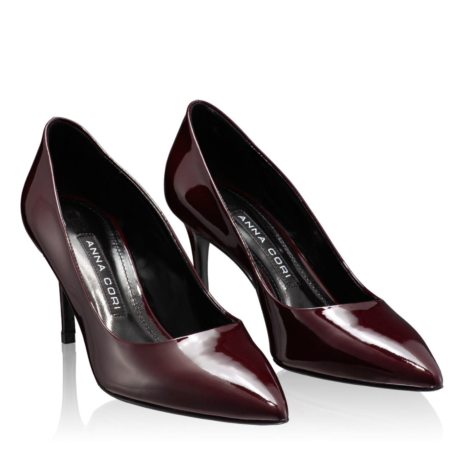 Imagine Pantofi Eleganți Damă 4416 Lac Bordo