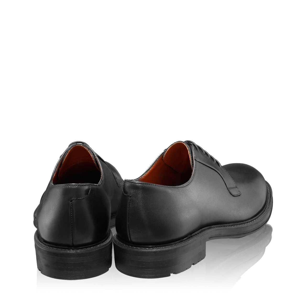 Imagine Pantofi Eleganți Bărbați 7059 Vitello Negru