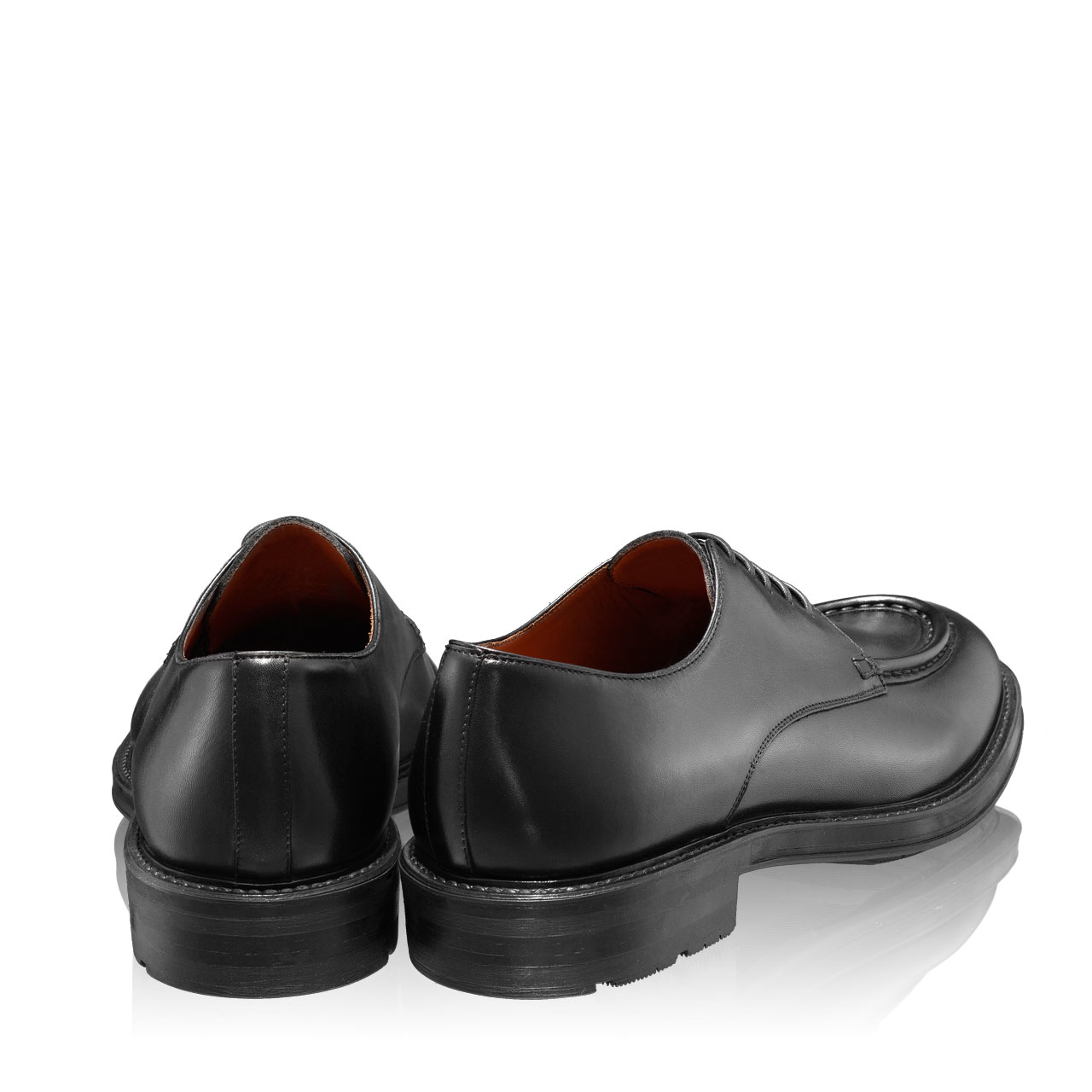 Imagine Pantofi Eleganți Bărbați 7064 Vitello Negru