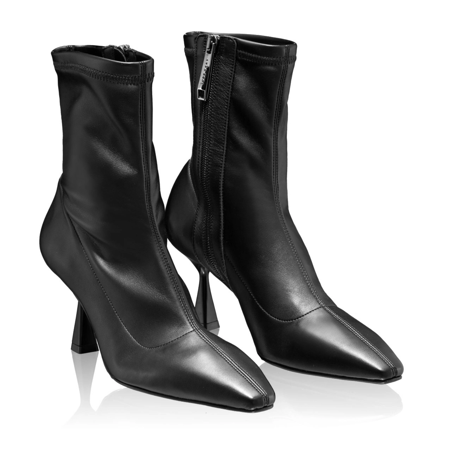 Imagine Botine Dama 6152 Nappa Negru