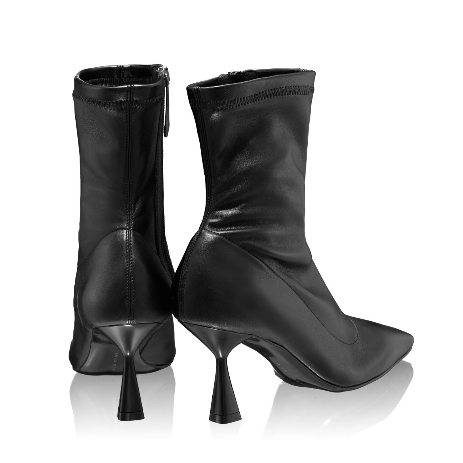 Imagine Botine Dama 6152 Nappa Negru