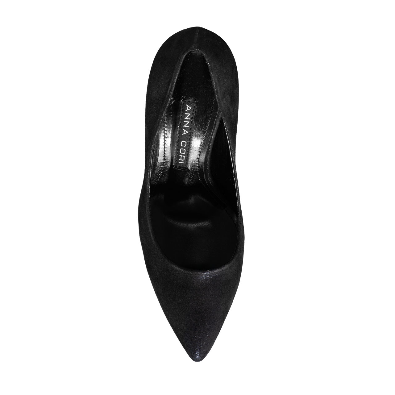 Imagine Pantofi Eleganti Dama 4416 Camoscio Perlato Negru