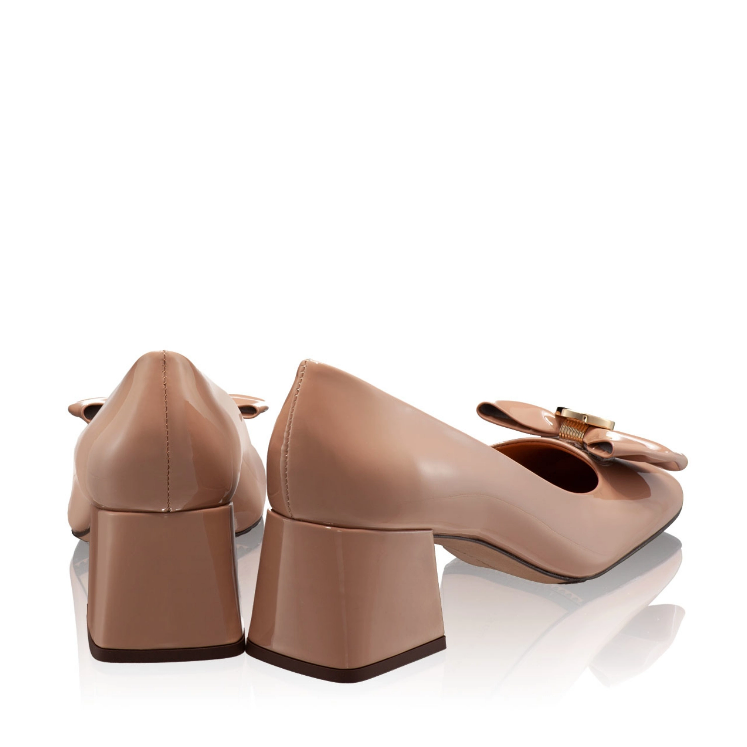 Imagine Pantofi Eleganti Dama 6178 Lac Cappuccino