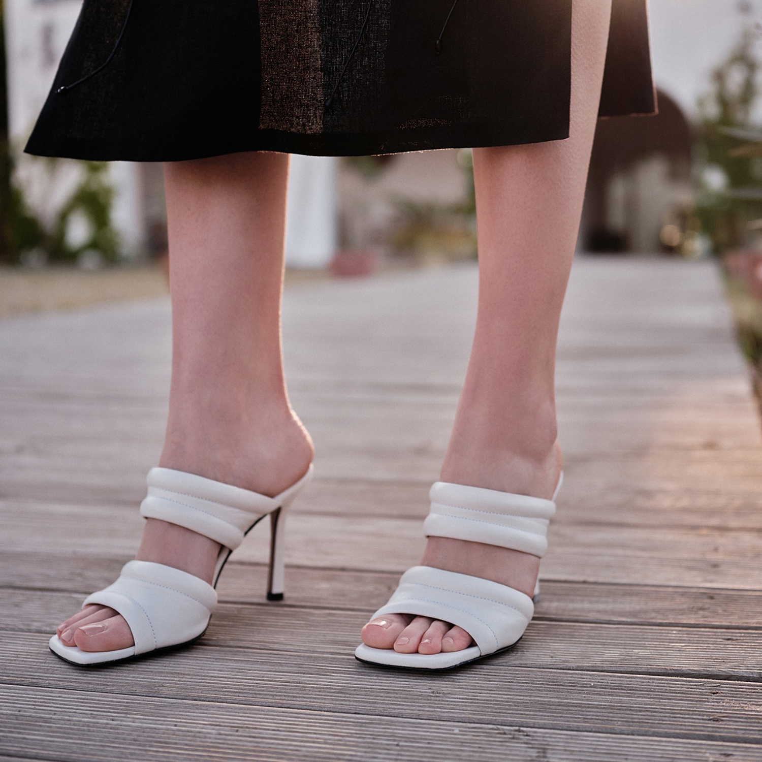 Imagine Sandale Dama 6052 Nappa Alb