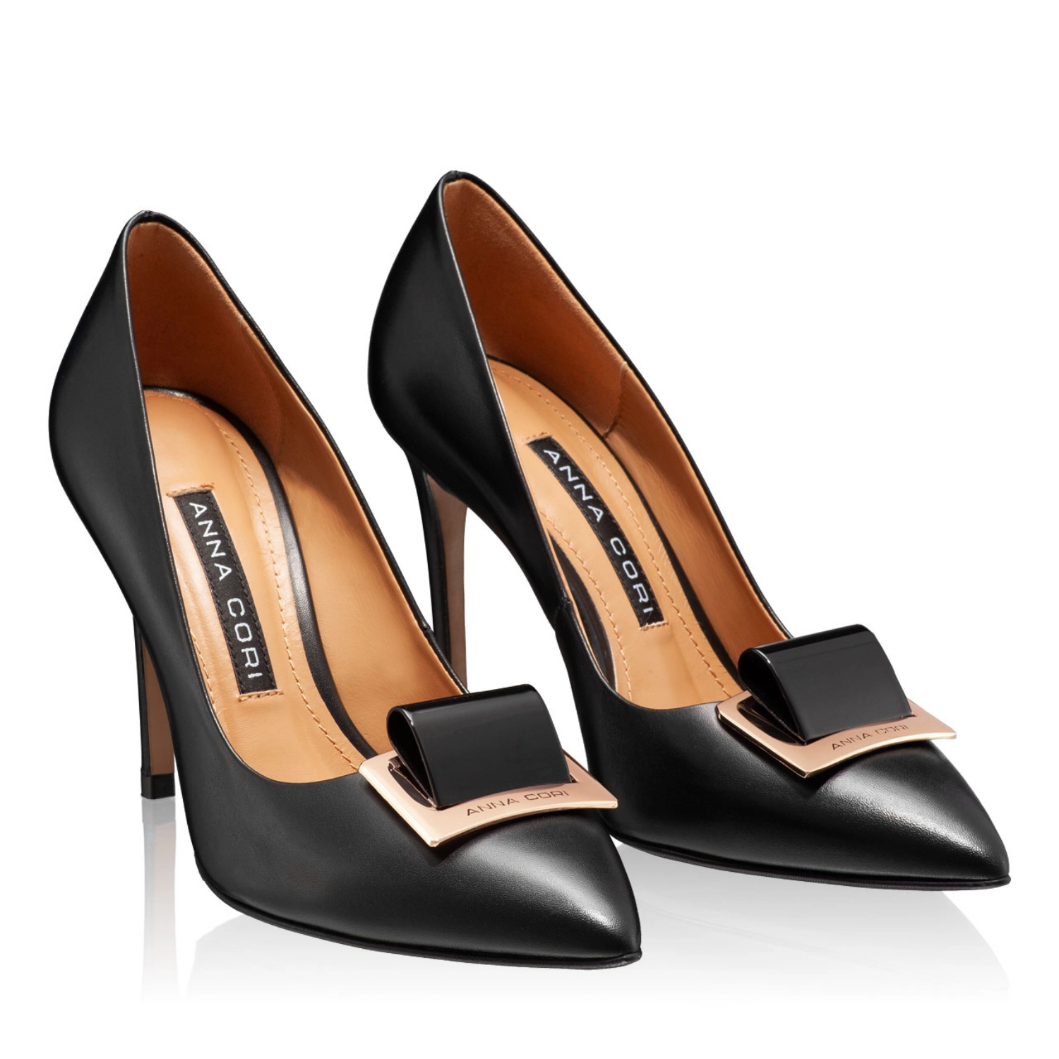 Imagine Pantofi Eleganti Dama 6151 Vitello Negru