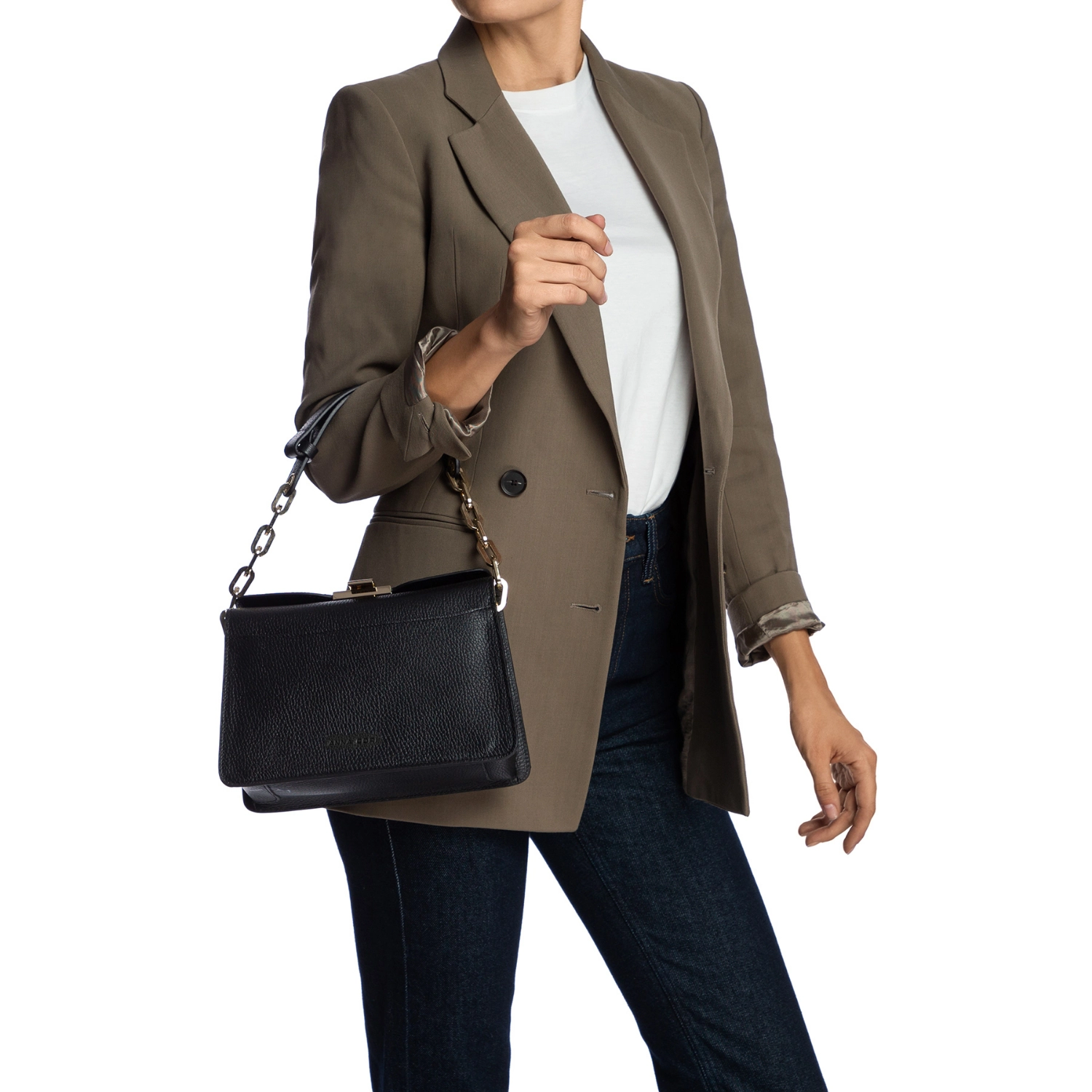 Imagine Geanta dama de umar FELICIA BOTTALATO NEGRU