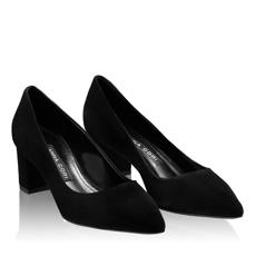 Pantofi Eleganti Dama 4743 Camoscio Negru