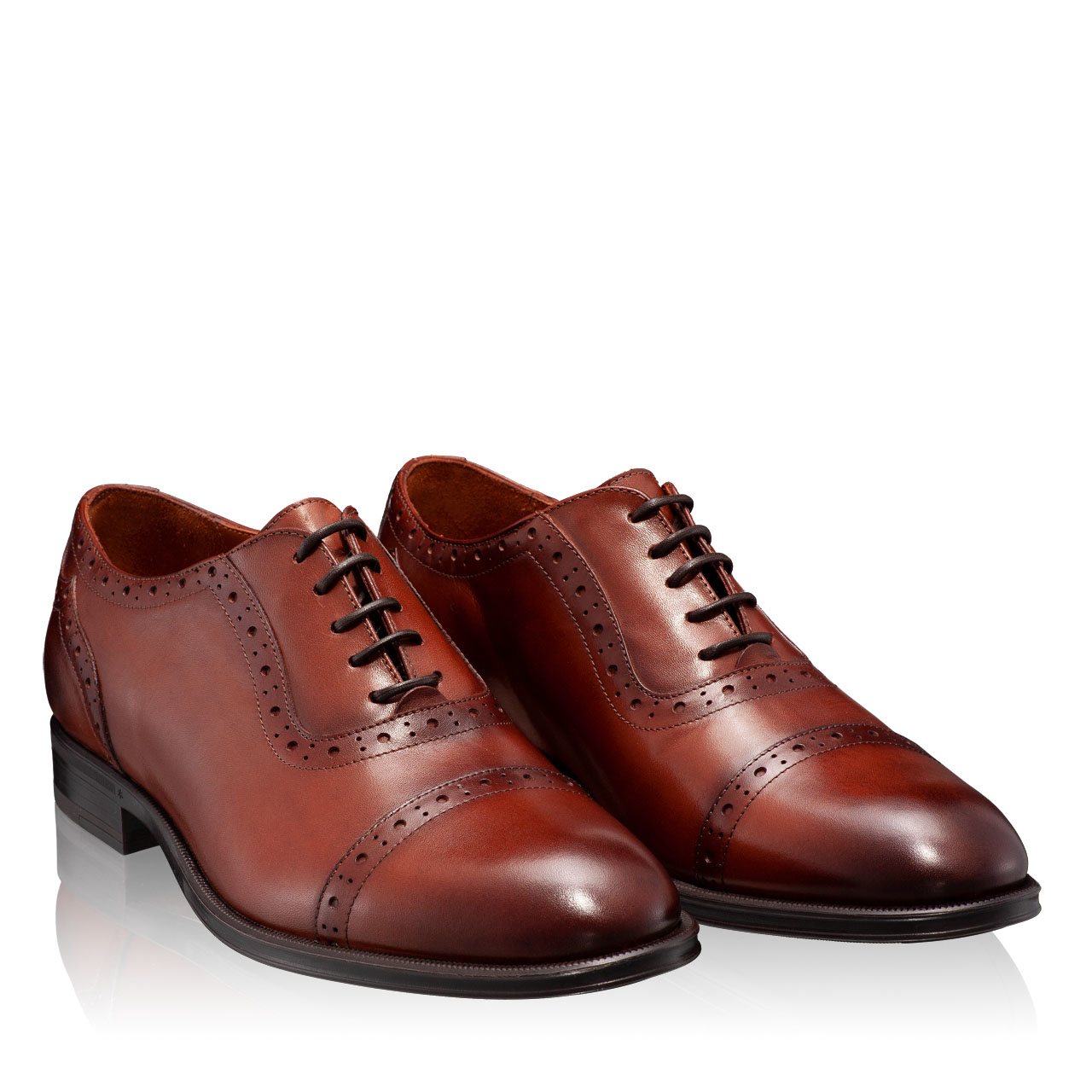 Imagine Pantofi Eleganți Bărbați 7072 Vitello Maro