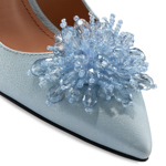 Imagine Pantofi Eleganti Dama 5623 Nabuck Perlato Azzurro