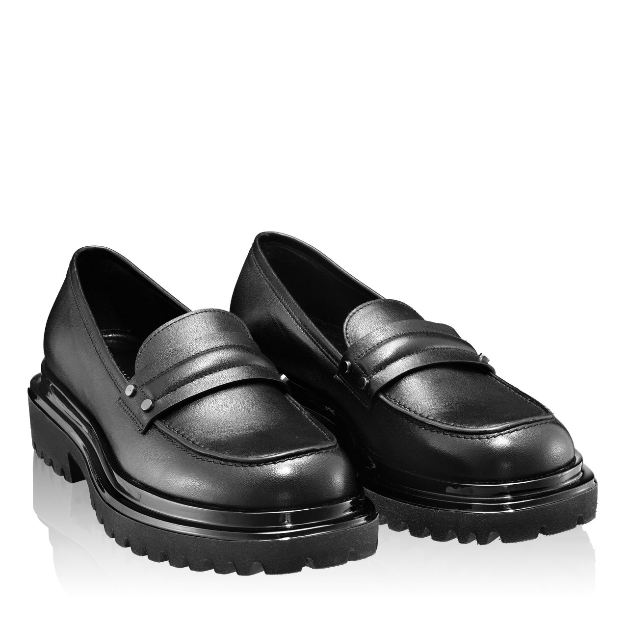 Imagine Pantofi Casual Dama 6224 Vitello Negru