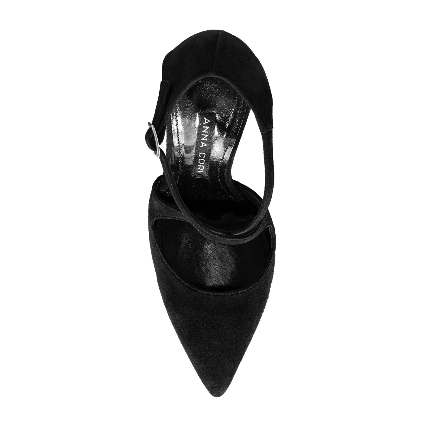 Imagine Pantofi Eleganti Dama 5681 Camoscio Negru